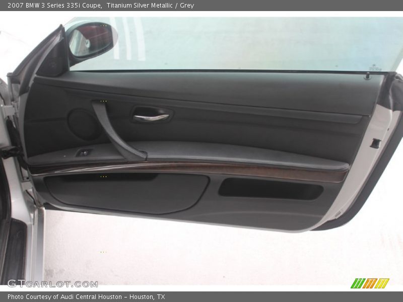 Titanium Silver Metallic / Grey 2007 BMW 3 Series 335i Coupe
