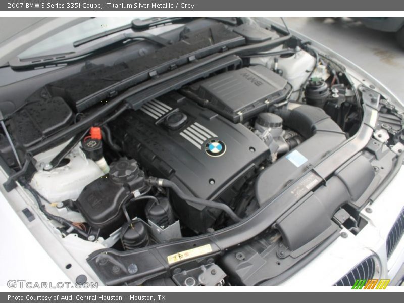 Titanium Silver Metallic / Grey 2007 BMW 3 Series 335i Coupe