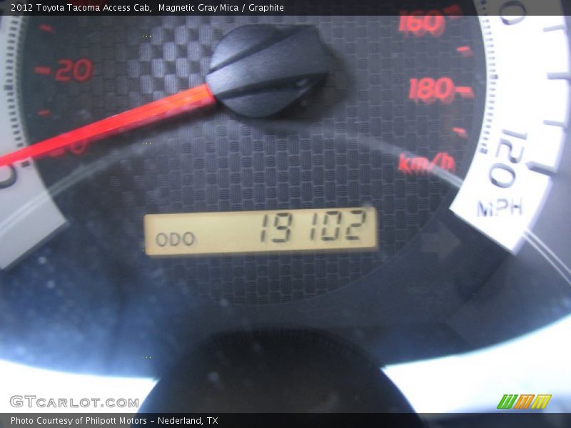 Magnetic Gray Mica / Graphite 2012 Toyota Tacoma Access Cab