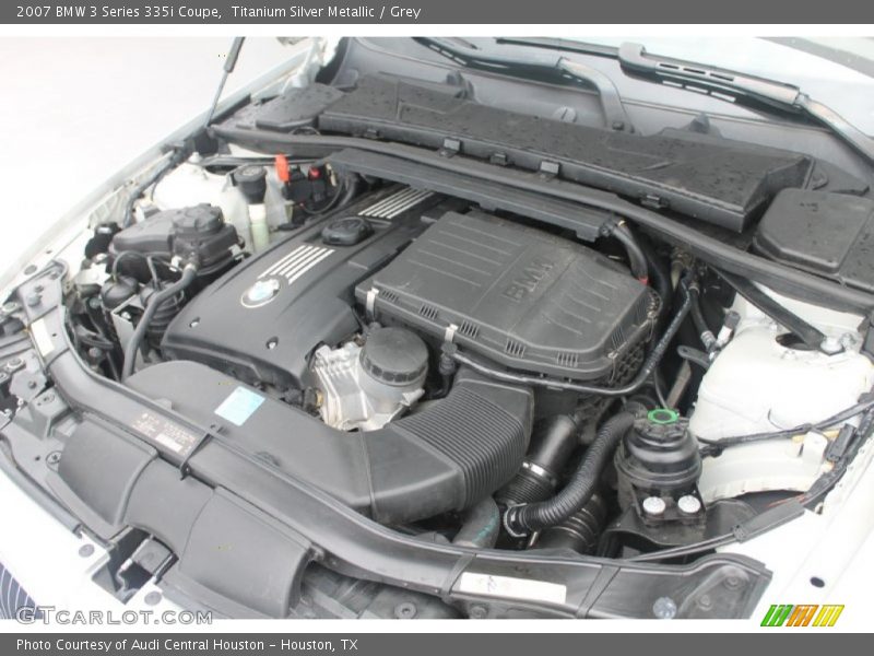 Titanium Silver Metallic / Grey 2007 BMW 3 Series 335i Coupe
