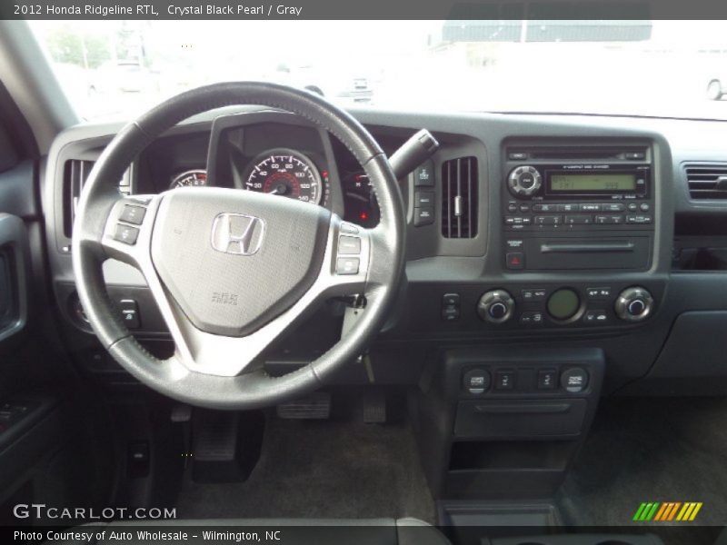 Crystal Black Pearl / Gray 2012 Honda Ridgeline RTL