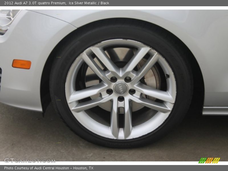 Ice Silver Metallic / Black 2012 Audi A7 3.0T quattro Premium