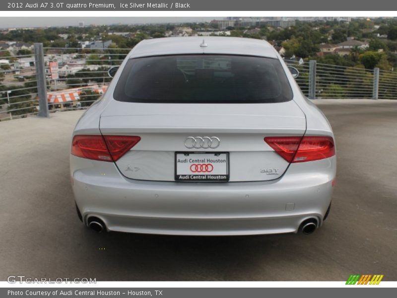 Ice Silver Metallic / Black 2012 Audi A7 3.0T quattro Premium
