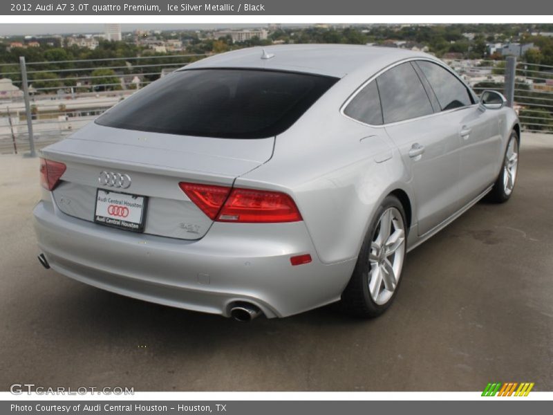 Ice Silver Metallic / Black 2012 Audi A7 3.0T quattro Premium