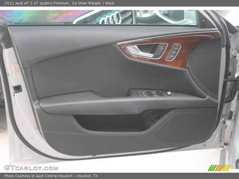 Ice Silver Metallic / Black 2012 Audi A7 3.0T quattro Premium
