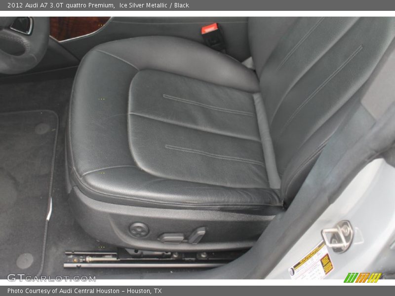 Ice Silver Metallic / Black 2012 Audi A7 3.0T quattro Premium