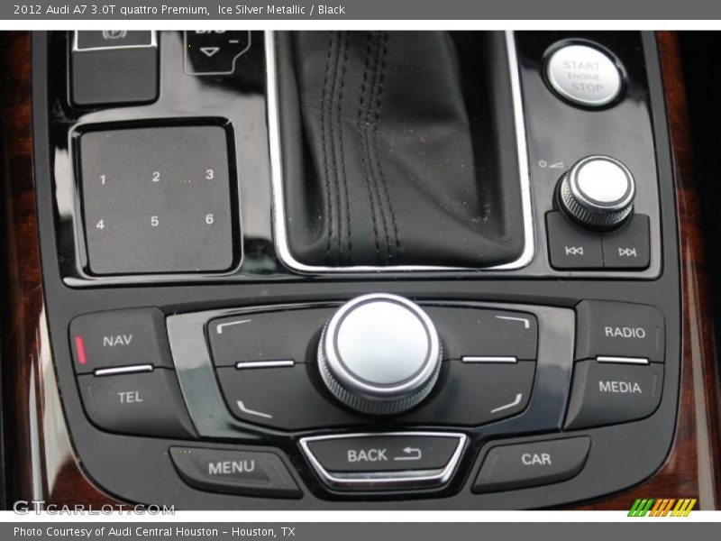 Ice Silver Metallic / Black 2012 Audi A7 3.0T quattro Premium