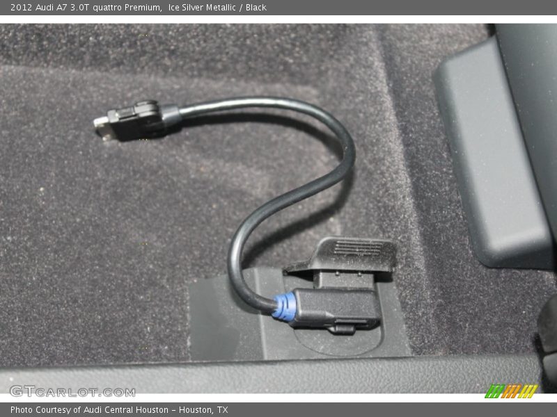 Ice Silver Metallic / Black 2012 Audi A7 3.0T quattro Premium