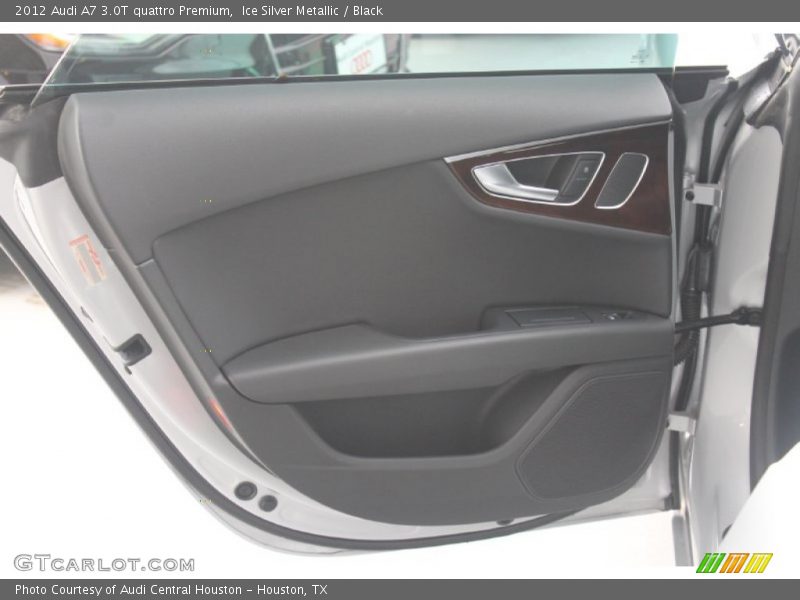 Ice Silver Metallic / Black 2012 Audi A7 3.0T quattro Premium