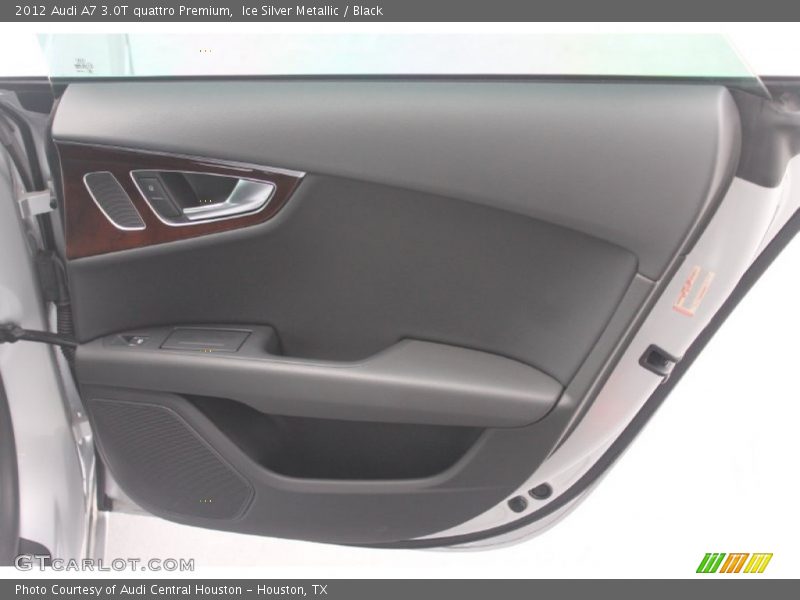 Ice Silver Metallic / Black 2012 Audi A7 3.0T quattro Premium
