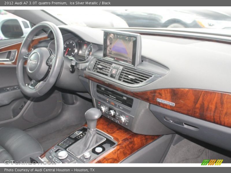 Ice Silver Metallic / Black 2012 Audi A7 3.0T quattro Premium