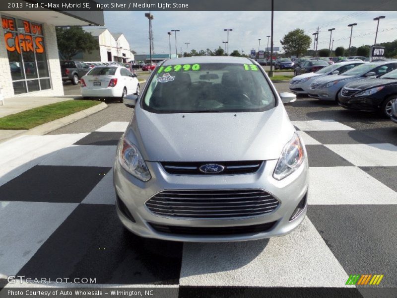 Ingot Silver / Medium Light Stone 2013 Ford C-Max Hybrid SE