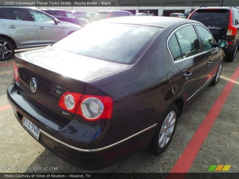 Mocha Brown / Black 2008 Volkswagen Passat Turbo Sedan