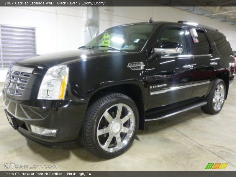 Black Raven / Ebony/Ebony 2007 Cadillac Escalade AWD