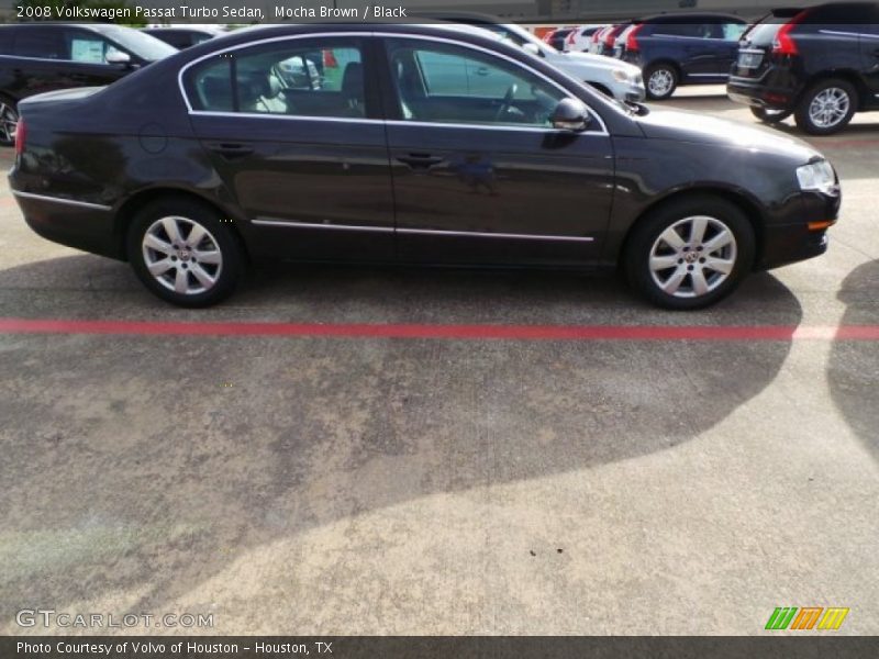 Mocha Brown / Black 2008 Volkswagen Passat Turbo Sedan