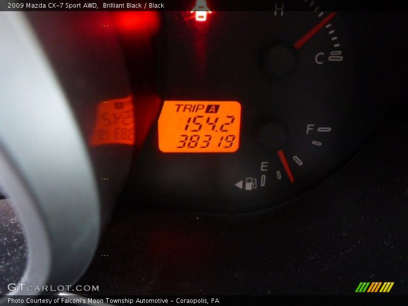 Brilliant Black / Black 2009 Mazda CX-7 Sport AWD