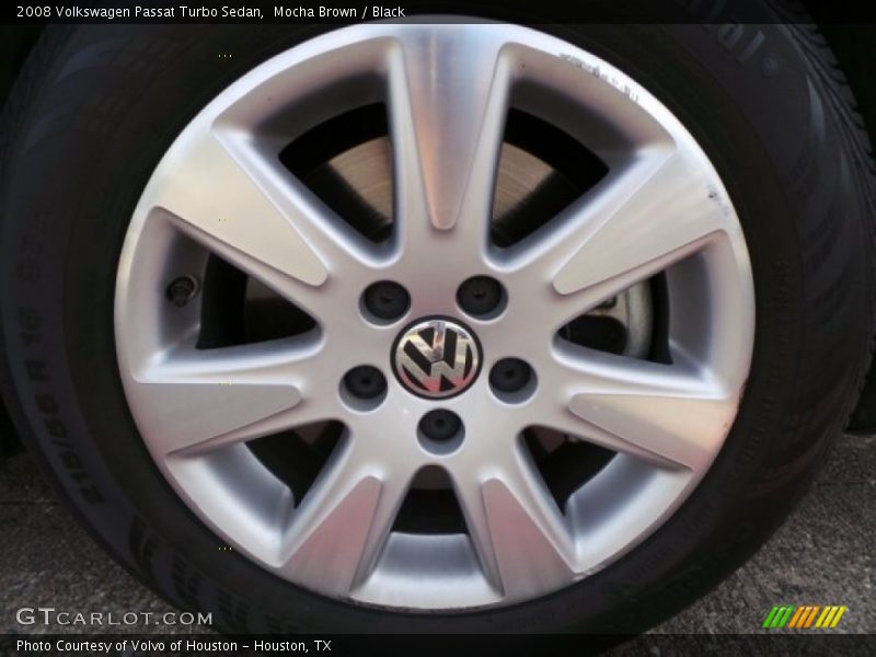 Mocha Brown / Black 2008 Volkswagen Passat Turbo Sedan