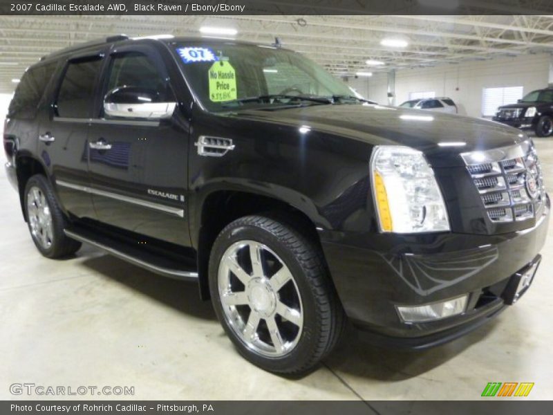 Black Raven / Ebony/Ebony 2007 Cadillac Escalade AWD