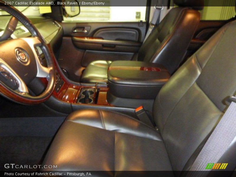 Black Raven / Ebony/Ebony 2007 Cadillac Escalade AWD