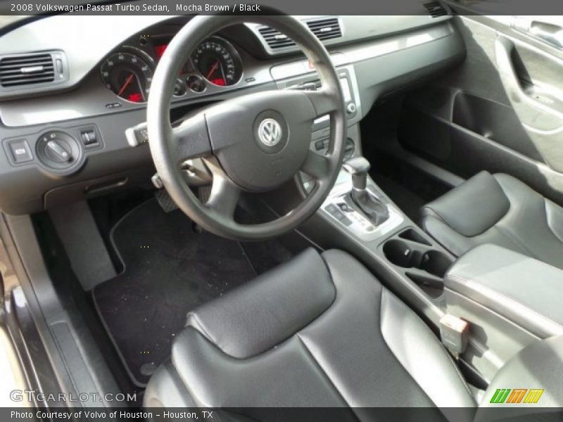 Mocha Brown / Black 2008 Volkswagen Passat Turbo Sedan