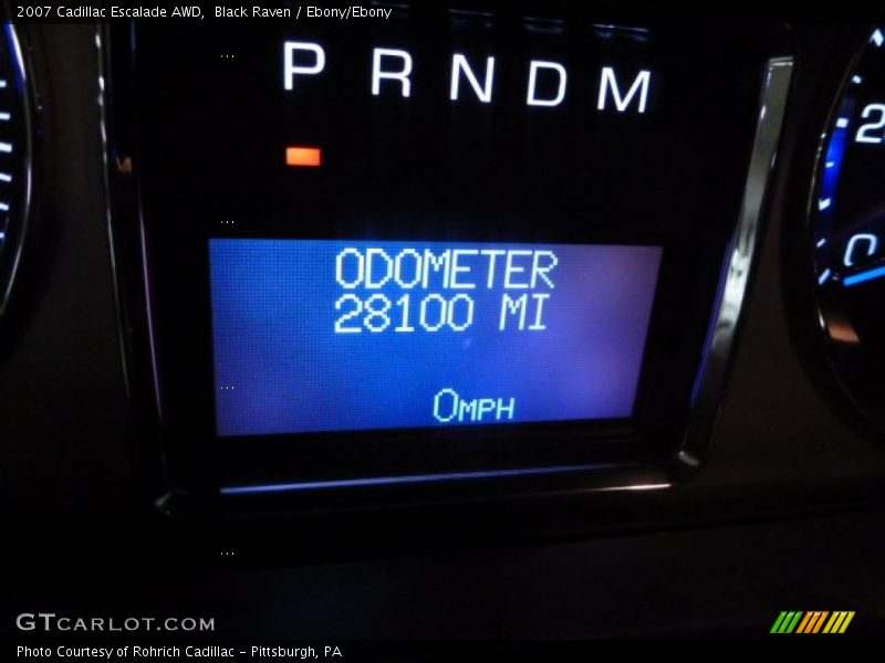 Black Raven / Ebony/Ebony 2007 Cadillac Escalade AWD