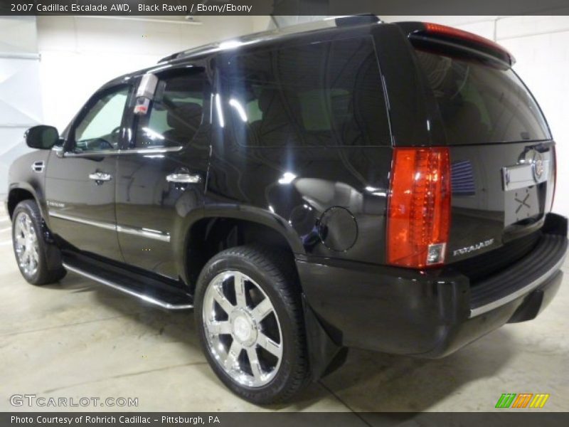 Black Raven / Ebony/Ebony 2007 Cadillac Escalade AWD