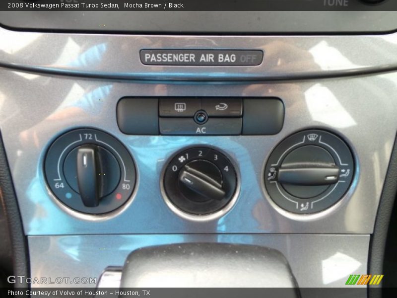 Mocha Brown / Black 2008 Volkswagen Passat Turbo Sedan