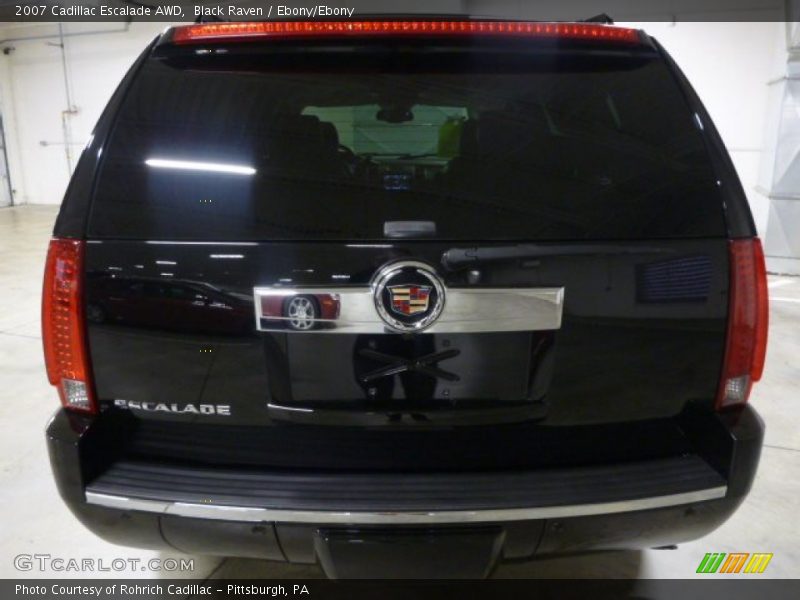 Black Raven / Ebony/Ebony 2007 Cadillac Escalade AWD