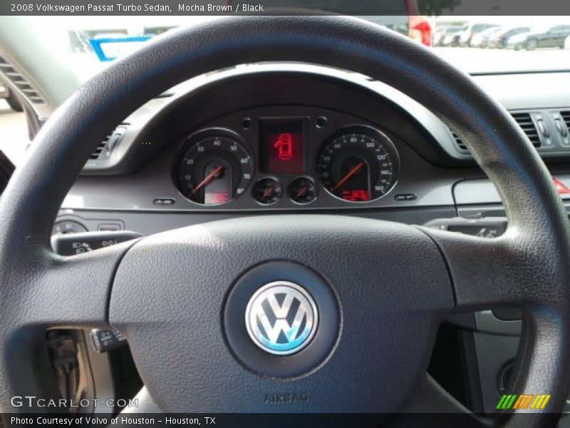 Mocha Brown / Black 2008 Volkswagen Passat Turbo Sedan
