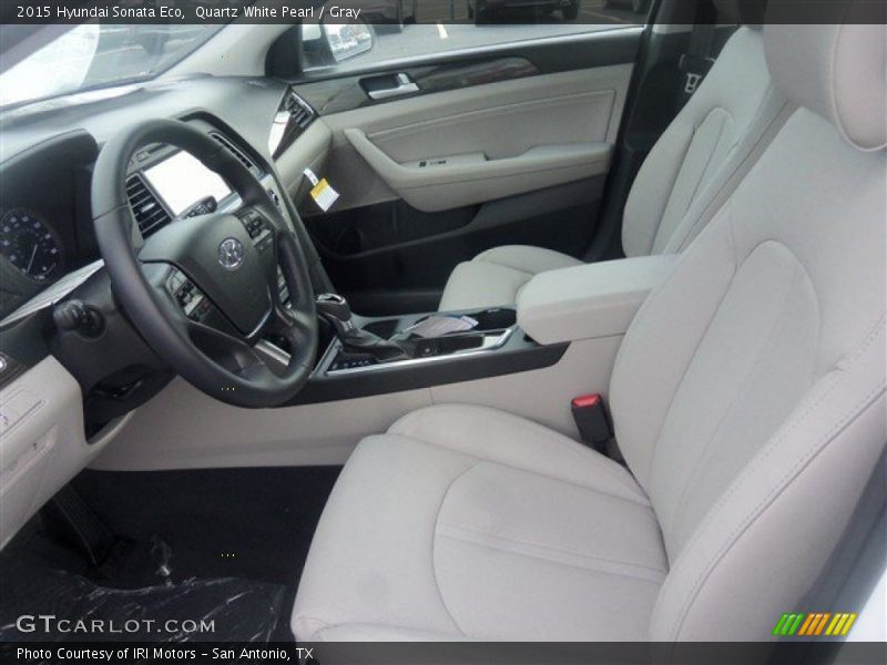  2015 Sonata Eco Gray Interior