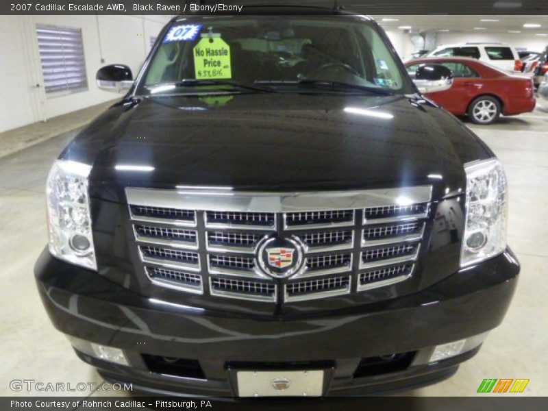 Black Raven / Ebony/Ebony 2007 Cadillac Escalade AWD