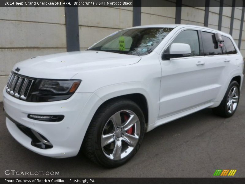 Bright White / SRT Morocco Black 2014 Jeep Grand Cherokee SRT 4x4