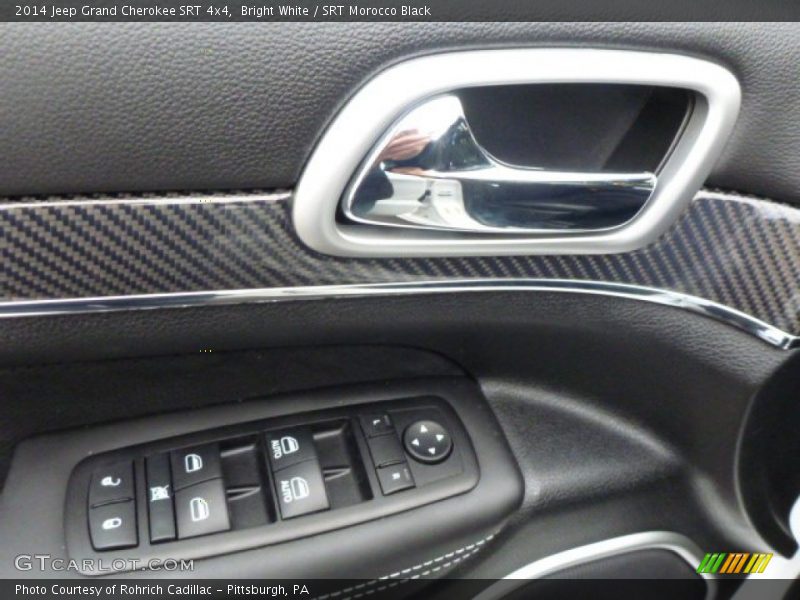 Bright White / SRT Morocco Black 2014 Jeep Grand Cherokee SRT 4x4