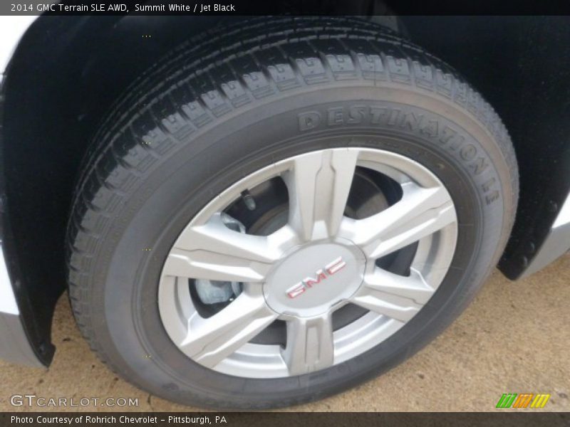 Summit White / Jet Black 2014 GMC Terrain SLE AWD