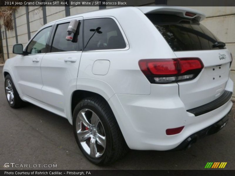 Bright White / SRT Morocco Black 2014 Jeep Grand Cherokee SRT 4x4