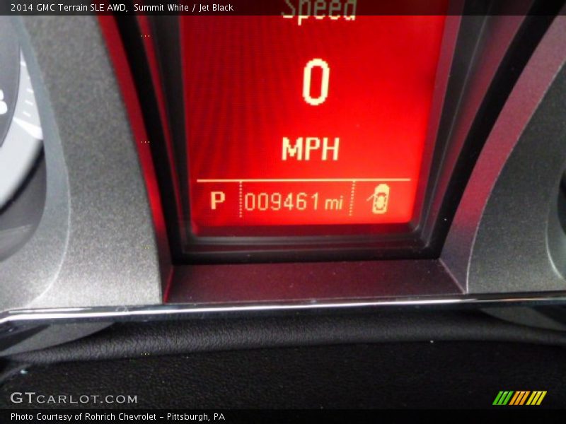 Summit White / Jet Black 2014 GMC Terrain SLE AWD