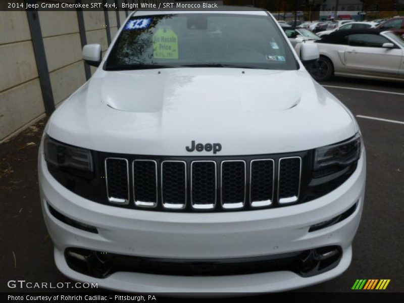 Bright White / SRT Morocco Black 2014 Jeep Grand Cherokee SRT 4x4