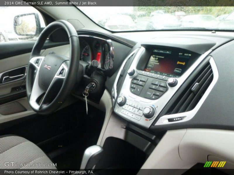Summit White / Jet Black 2014 GMC Terrain SLE AWD