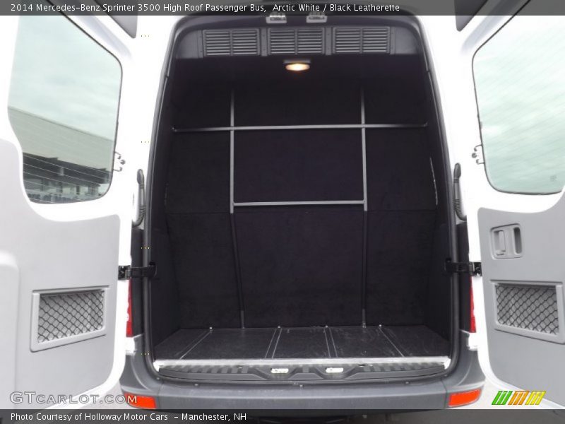 Arctic White / Black Leatherette 2014 Mercedes-Benz Sprinter 3500 High Roof Passenger Bus