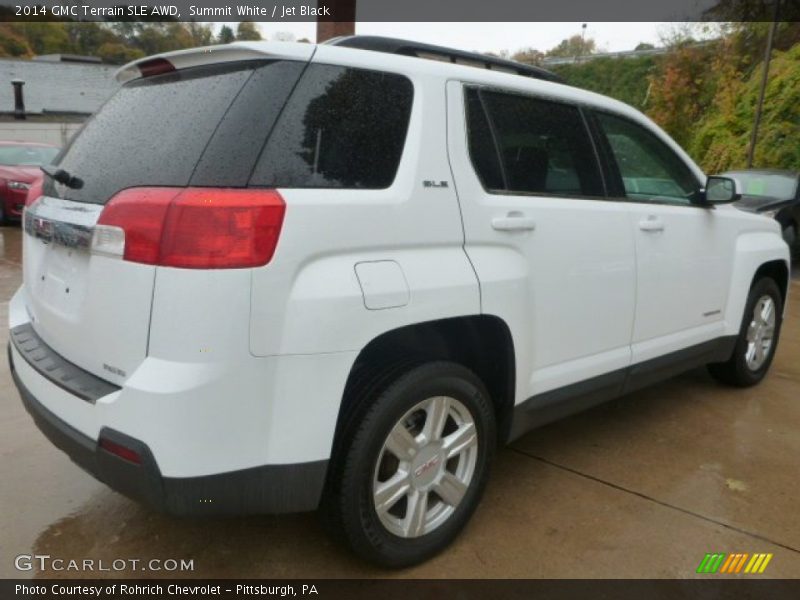 Summit White / Jet Black 2014 GMC Terrain SLE AWD