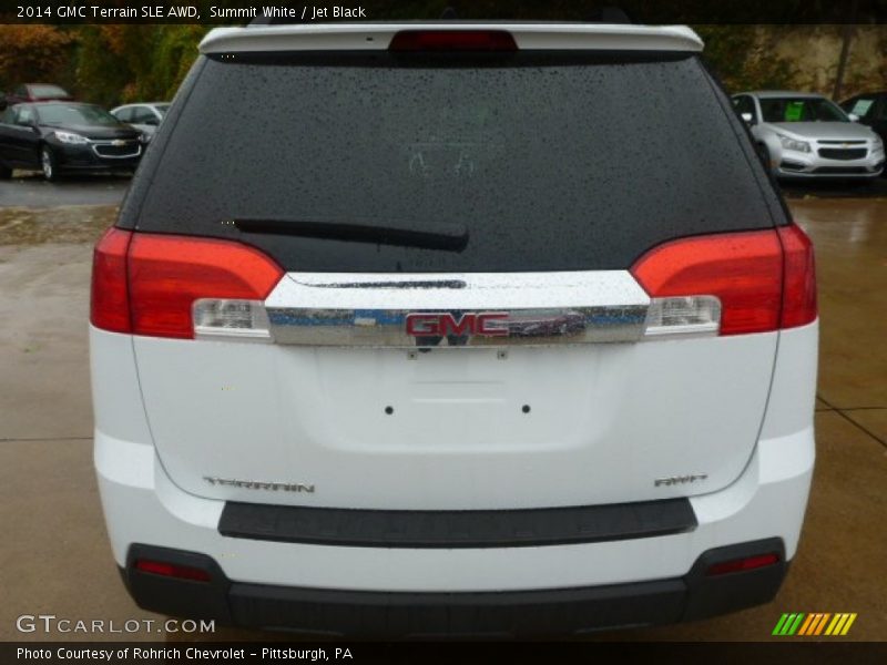 Summit White / Jet Black 2014 GMC Terrain SLE AWD