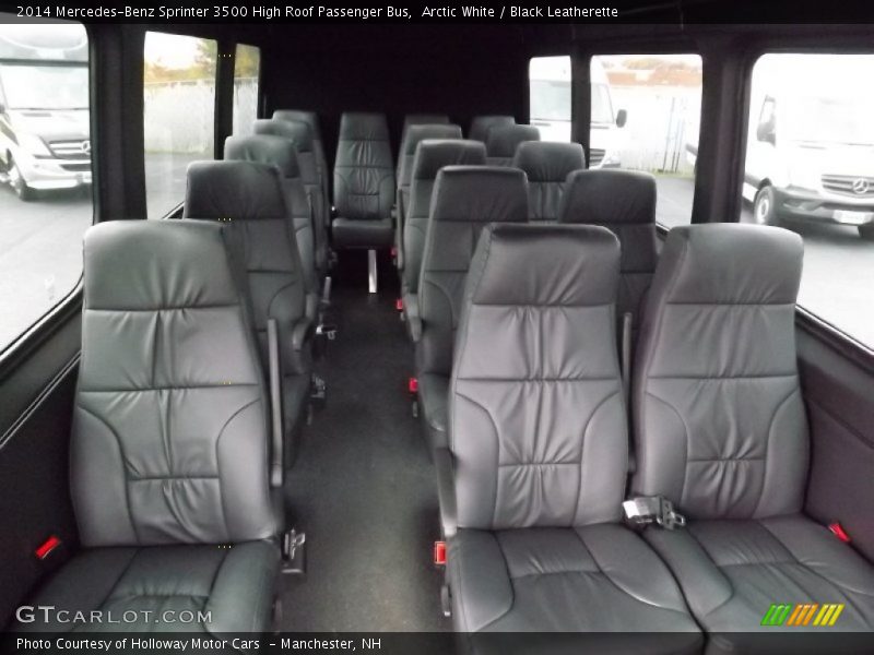 Arctic White / Black Leatherette 2014 Mercedes-Benz Sprinter 3500 High Roof Passenger Bus