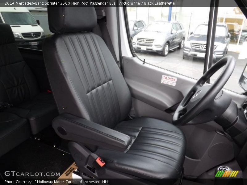 Arctic White / Black Leatherette 2014 Mercedes-Benz Sprinter 3500 High Roof Passenger Bus