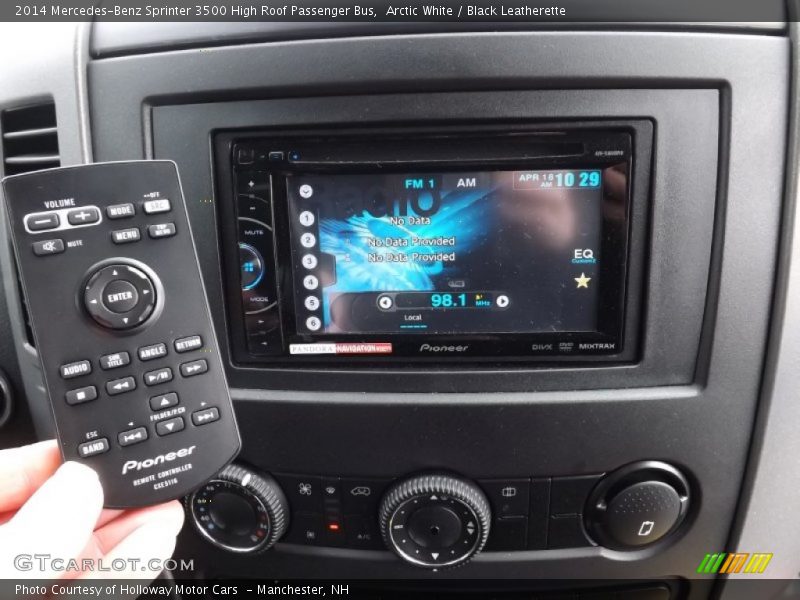 Arctic White / Black Leatherette 2014 Mercedes-Benz Sprinter 3500 High Roof Passenger Bus
