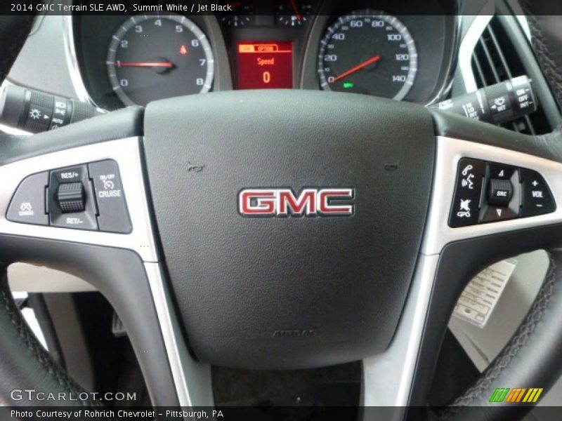 Summit White / Jet Black 2014 GMC Terrain SLE AWD