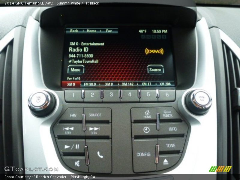 Summit White / Jet Black 2014 GMC Terrain SLE AWD