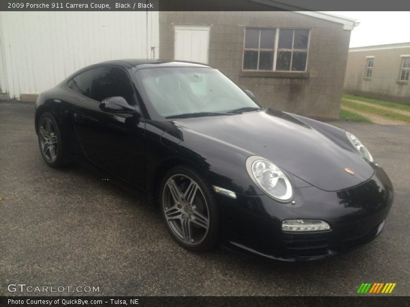 Black / Black 2009 Porsche 911 Carrera Coupe