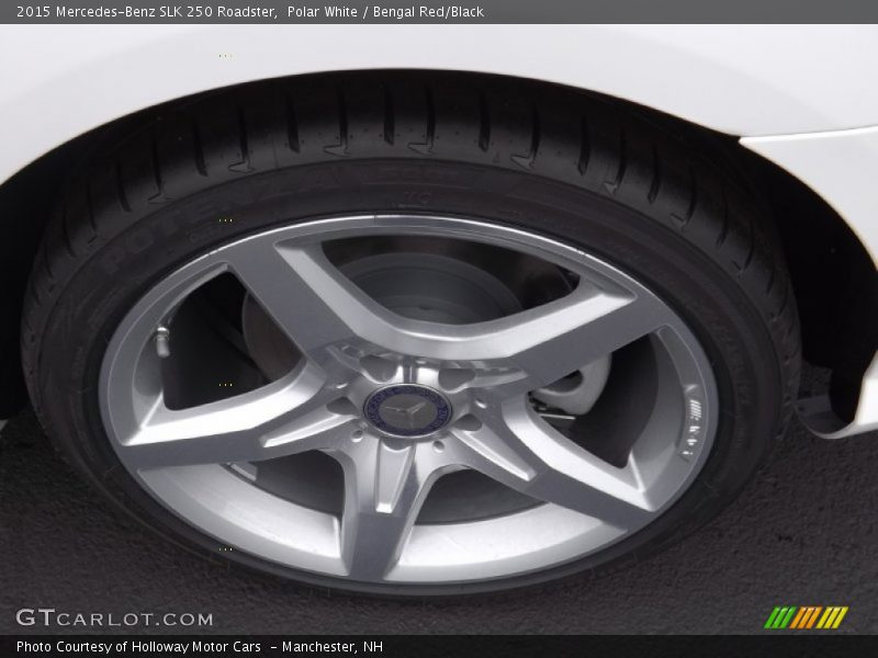 Polar White / Bengal Red/Black 2015 Mercedes-Benz SLK 250 Roadster