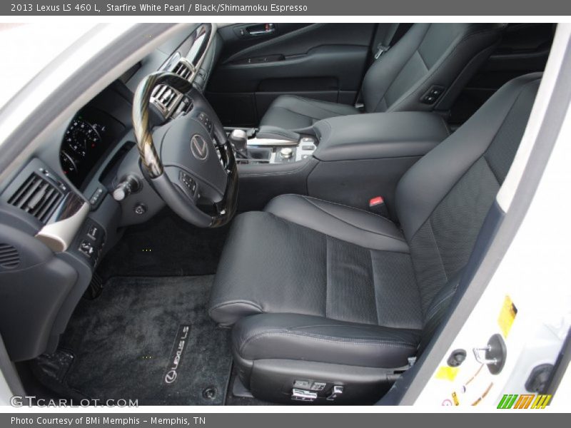  2013 LS 460 L Black/Shimamoku Espresso Interior