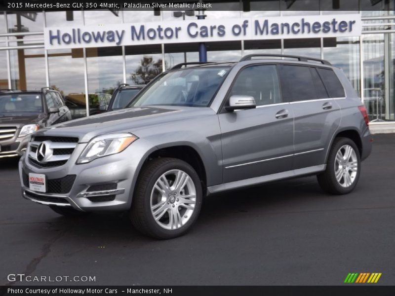 Paladium Silver Metallic / Black 2015 Mercedes-Benz GLK 350 4Matic